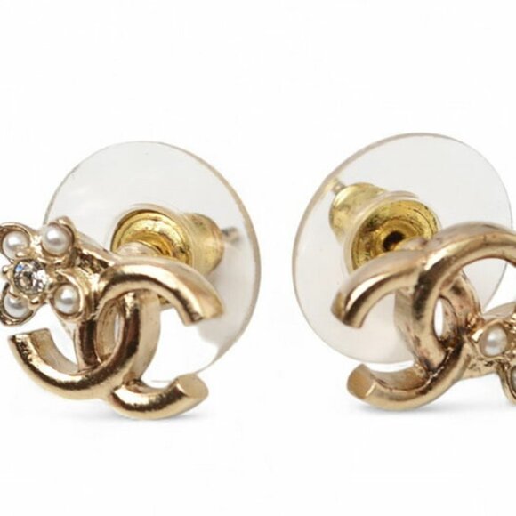 CHANEL Gold Earrings - Picture 1 of 6